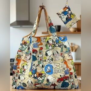 Colorful Snoopy Tote Bag / shopping bag